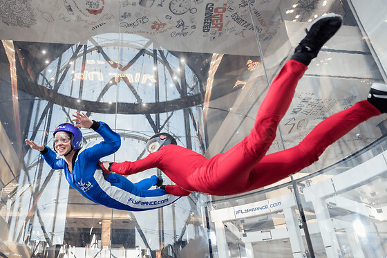 Chute libre indoor en soufflerie à Paris - 2 vols Découverte