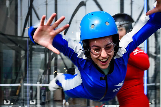 Chute libre indoor en soufflerie à Paris - 2 vols Découverte