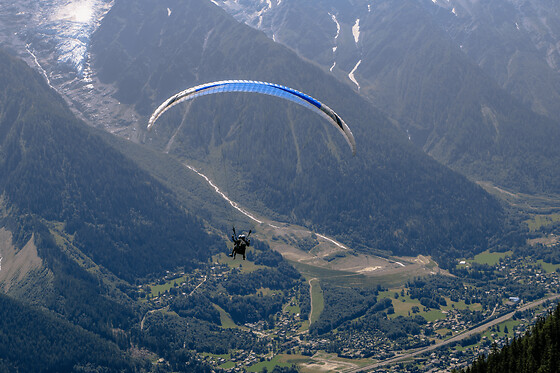Vol découverte en Parapente à Chamonix (74)