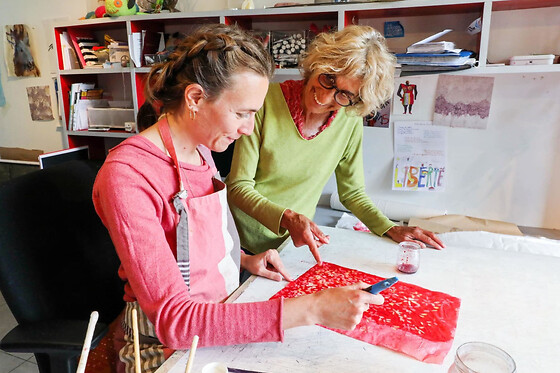 Atelier d'initiation à la teinture batik à Palaiseau (91)