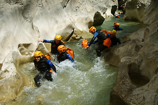 Session de canyoning - Sarrat Évasion - Saint Lary Soulan (65)
