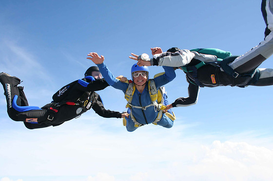 Un saut en parachute en tandem - Skydive Maubeuge - Vieux-Reng (59)