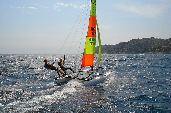 Demi-journée en catamaran de sport - Société nautique Estaque Mourepiane - Marseille (13)