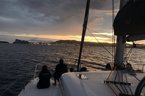 Sortie coucher de soleil en catamaran depuis Six-Fours-les-Plage