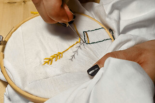 Atelier broderie sur tee-shirt à Toulouse (31)