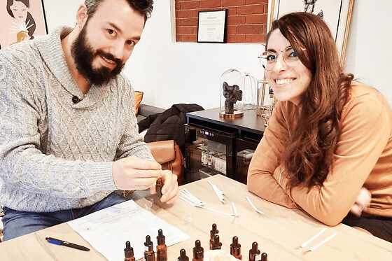 Atelier création d'un parfum sur mesure à Westhoffen (67) - Tarif Solo - Flacon de 50 ml