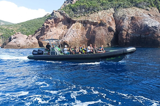 Promenade à Scandola en semi-rigide depuis Calvi