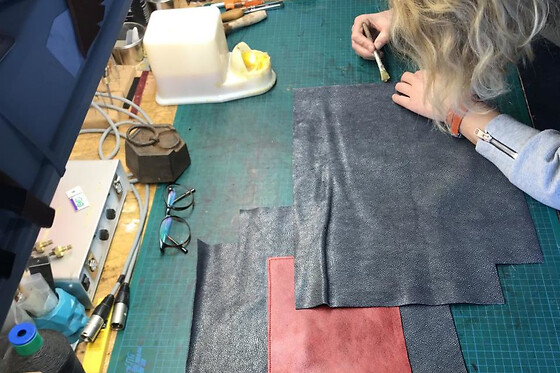 Atelier création d'un sac cabas en cuir à Arbonne (64)